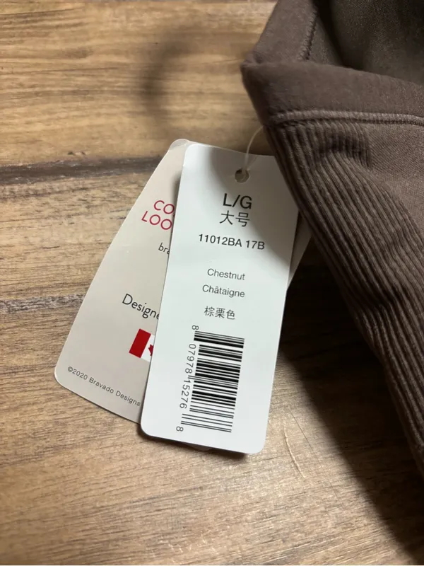 NWT Bravado Designs Seamless Bra Chestnut Size Large - Image 3