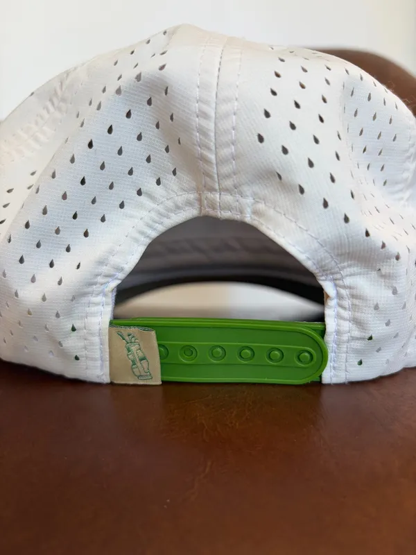 Bucks & Birdies Buck Boy Hat Adjustable Green and White Deer Buckboy Logo - Image 4