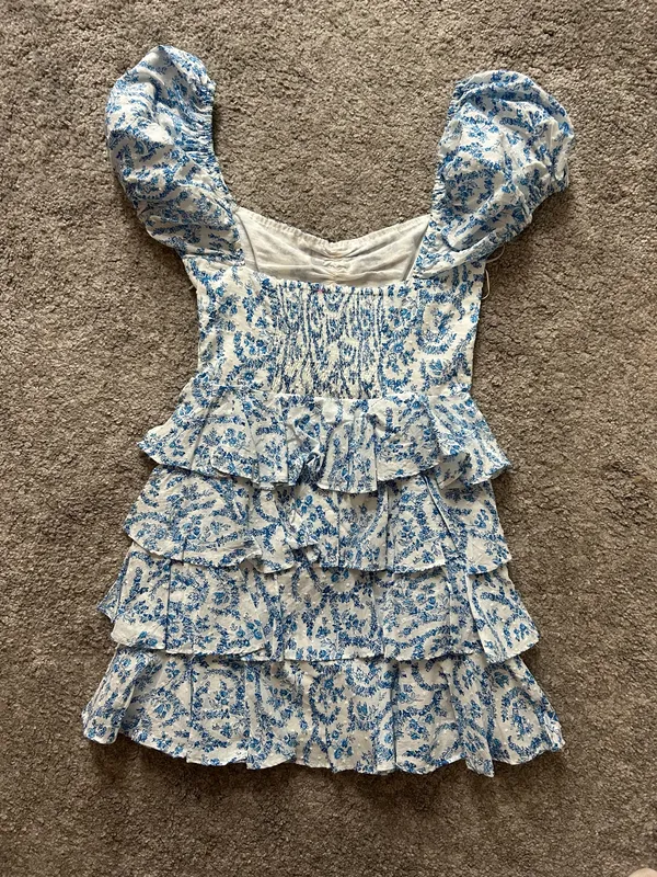 Summer Dress Blue Size XS - Image 2