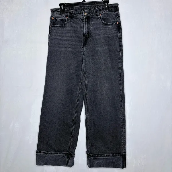 American Eagle Black Stovepipe Jeans - Image 4
