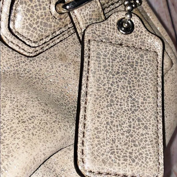 COACH Chelsea Metallic Sparkle Hobo Purse - Image 4