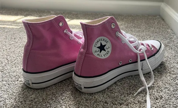 Converse High Top Platform Pink - Image 2