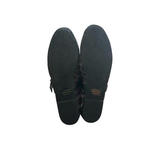 Camila Coelho Moma Flats Womens 6‎ Leopard Mesh Mary Jane Ballet Shoes Revolve - Image 4
