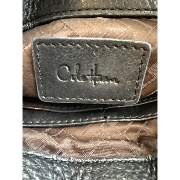 Vintage COLE HAAN Bag Black Pebbled Leather Soft Pebbled Leather Clutch - Image 12