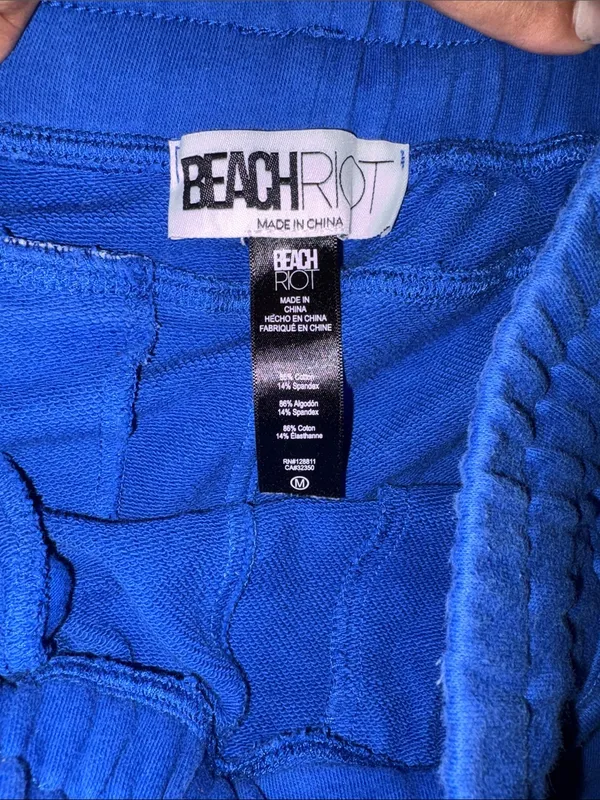 Beach Riot Cove High Rise Joggers & Blue Top Set - Image 4