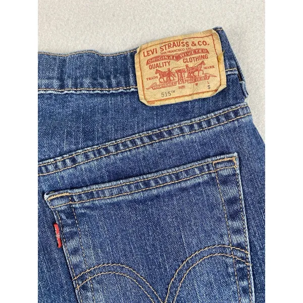 Levis 515 Jeans Womens 30x29 Blue Nouveau Boot Cut Stretch Tag 8 S - Image 11