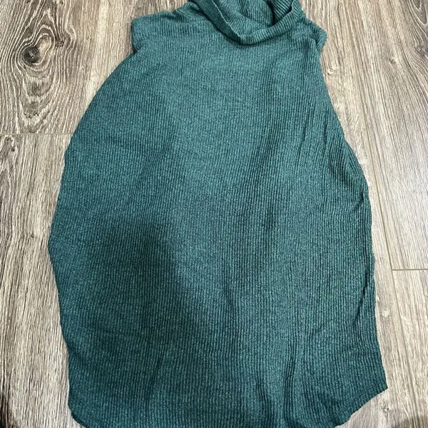 American Eagle Teal Ribbed Turtleneck Sweater - Image 3