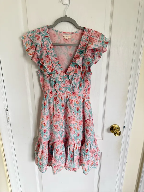 Roller Rabbit Amandine Ondika Floral Minidress - Image 2