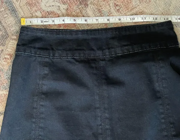 Modern Femme Denim Mini Skirt Black Size 0 - Image 3