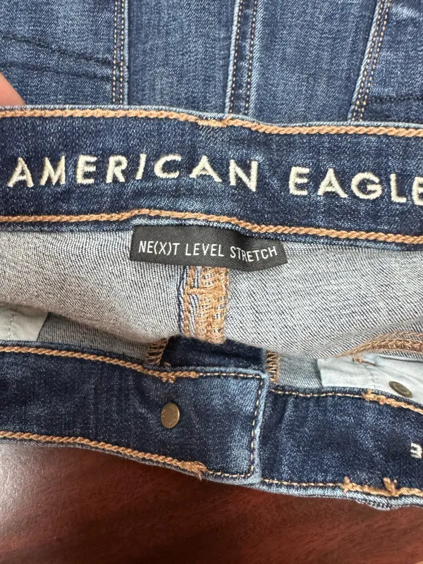 American Eagle Next Level Stretch Super Hi-Rise Flare Jeans Size 14 - Image 5