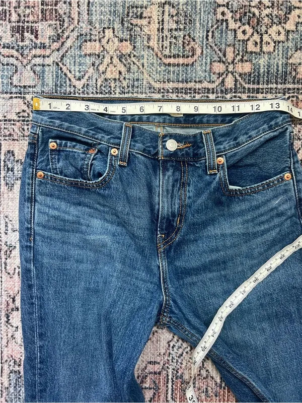 Levi's Women's Low Pro Relaxed Fit Straight Leg Jeans Denim Classic Size 25 - Image 10