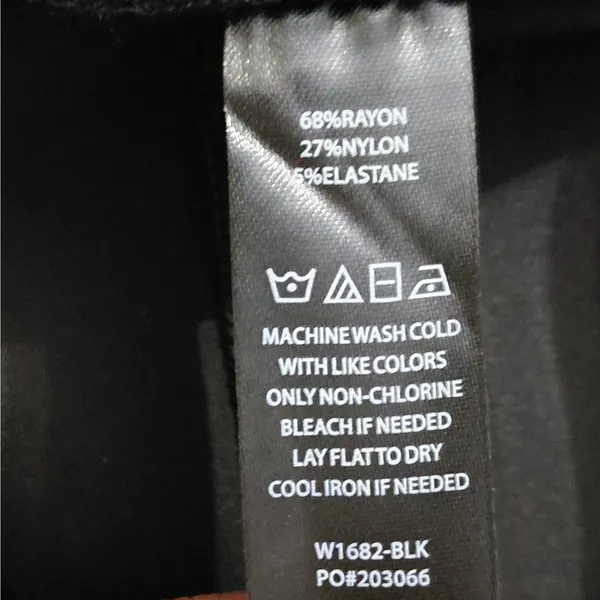 Betabrand 7 Pocket Bootcut Dress Yoga Pants Size Medium Petite Black Stretch - Image 11