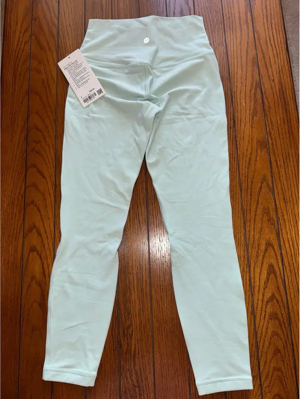 Lululemon Align High-Rise 25” Delicate Mint Size 6 NWT - Image 2