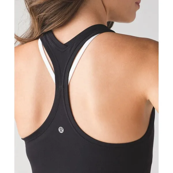 Lululemon Size 2 Cool Racerback Tank Top Breathe It All In Running Athletic Yoga - Image 2
