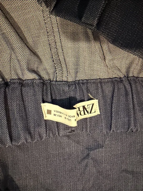 ZARA wide leg denim trouser - Image 4