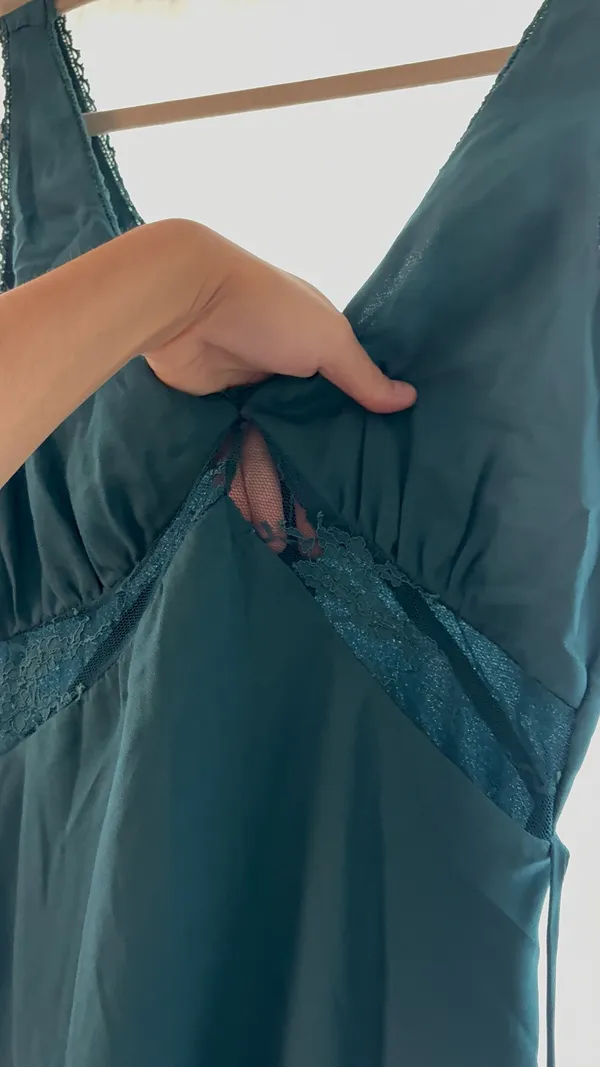 Wild Fable Dress with mesh detail. Such a beautiful color! - Image 3