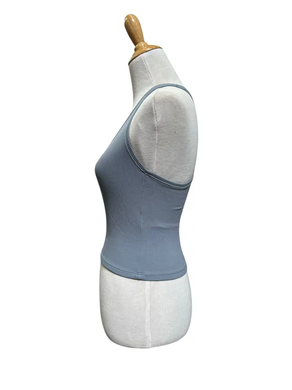Abercrombie & Fitch XS soft A & F collection racer back tank blue - Image 2