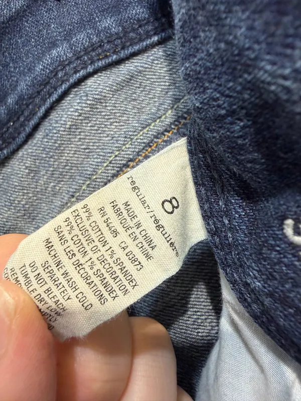 American Eagle Slim Boot Stretch Jeans Regular Dark Wash  Size 8 - Image 9
