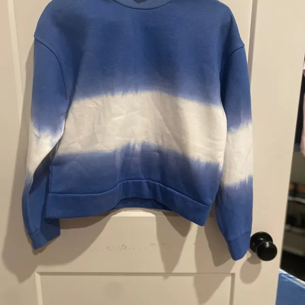 OAT New York Blue Stripped pullover sweatshirt NWT XS - Image 4