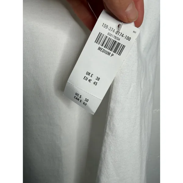 NEW Abercrombie & Fitch Medium Petite White Sleeveless Shirt Dress - Image 4