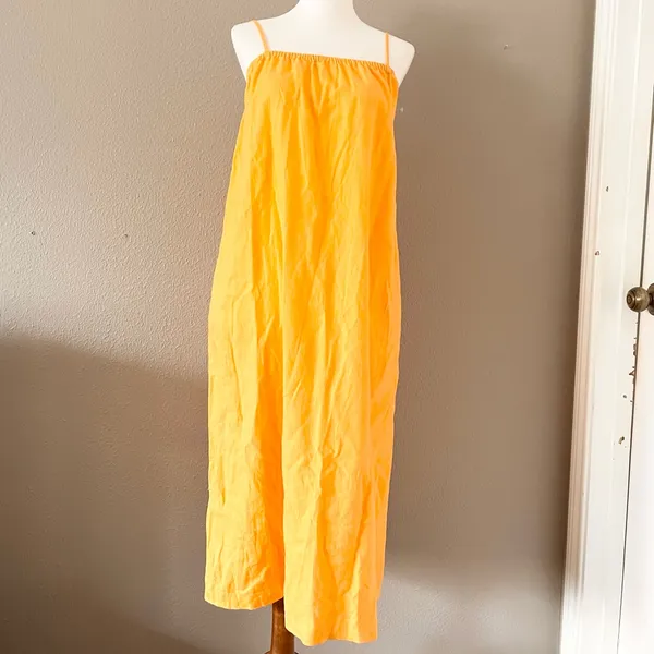 A New Day Linen Blend Midi Dress - Image 5