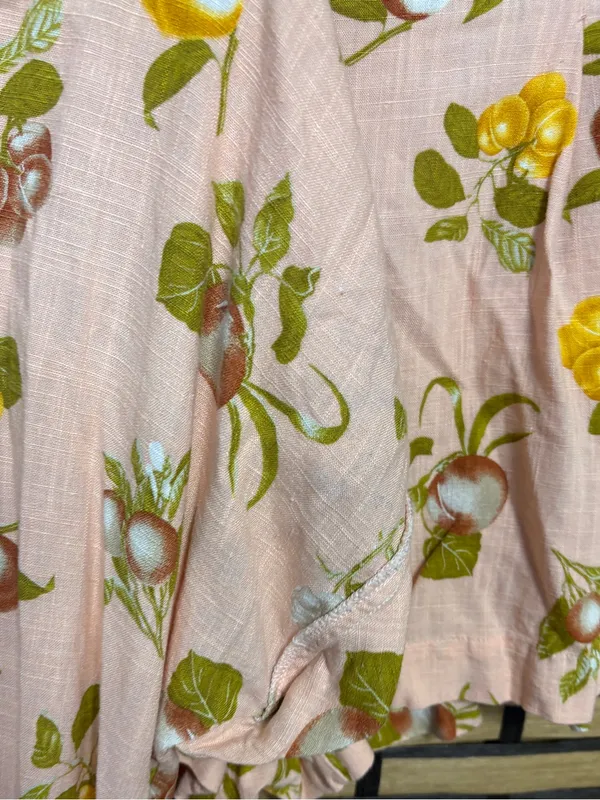 Petal & pup pink lemon pattern two piece short size large - Image 4