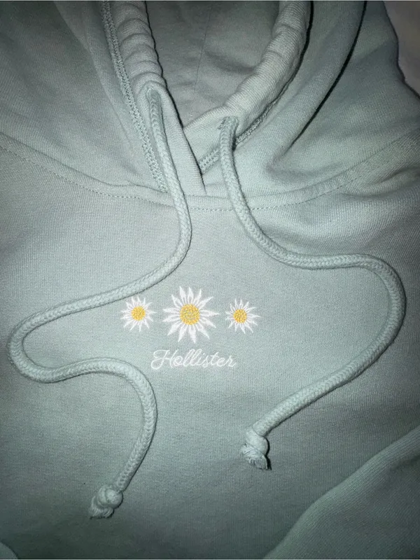 Hollister Daisy Pullover Hoodie - Pale Blue - Image 2