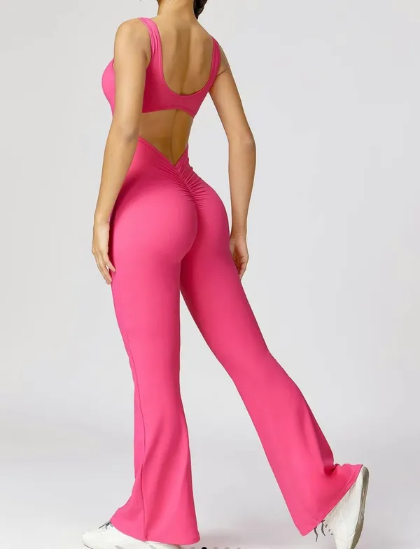 Long jumpsuit Pink - Image 2