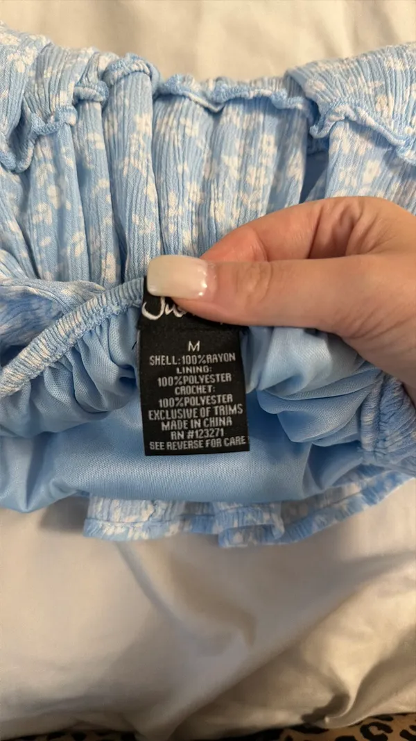 Blue dress Size M - Image 2