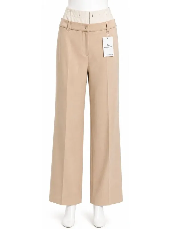 Womens Wide Leg Trousers Y2K Preppy Academia Old Money Tailored Dress Pants - Image 2