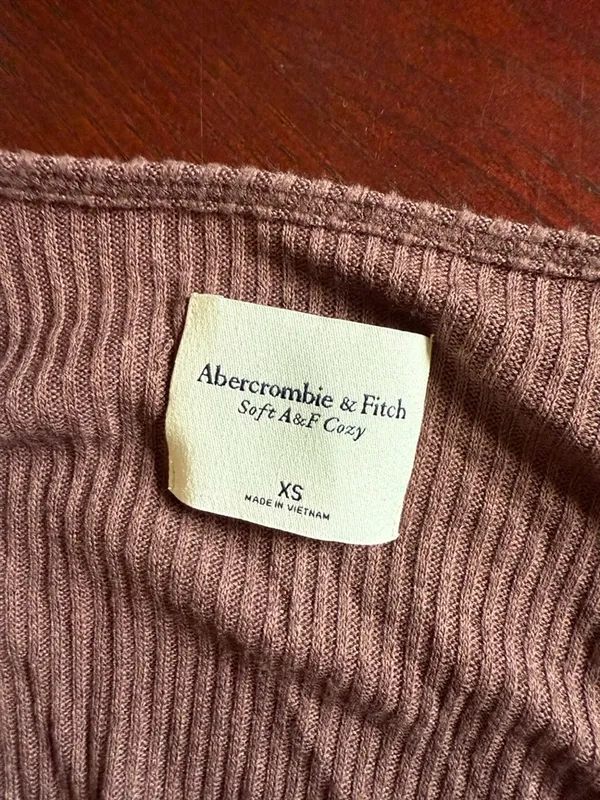 Abercrombie & Fitch Ribbed Long Sleeve Shirt - Image 2