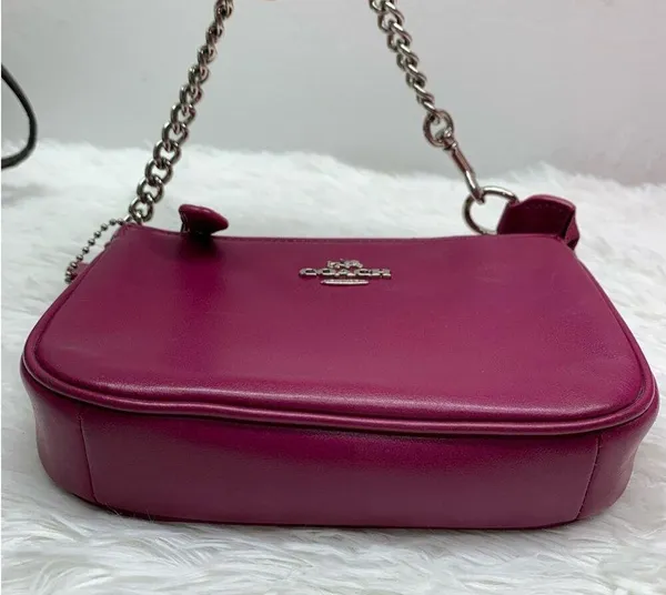 COACH Mini Purse Wristlet 15 in Leather F64791 - Image 5