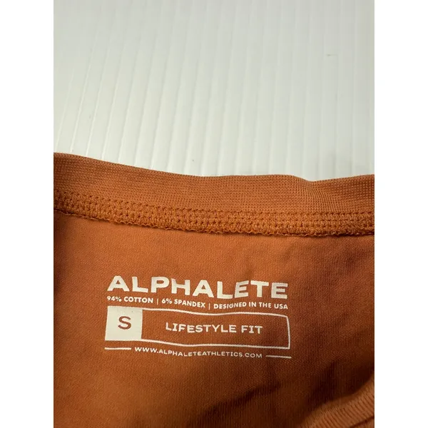 Alphalete Crop Top‎ Tee Shirt Lifestyle Fit Short Sleeve Casual Small - Image 2