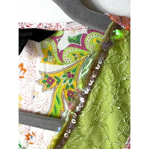 Vintage‎ y2k Express paisley print top - Image 5