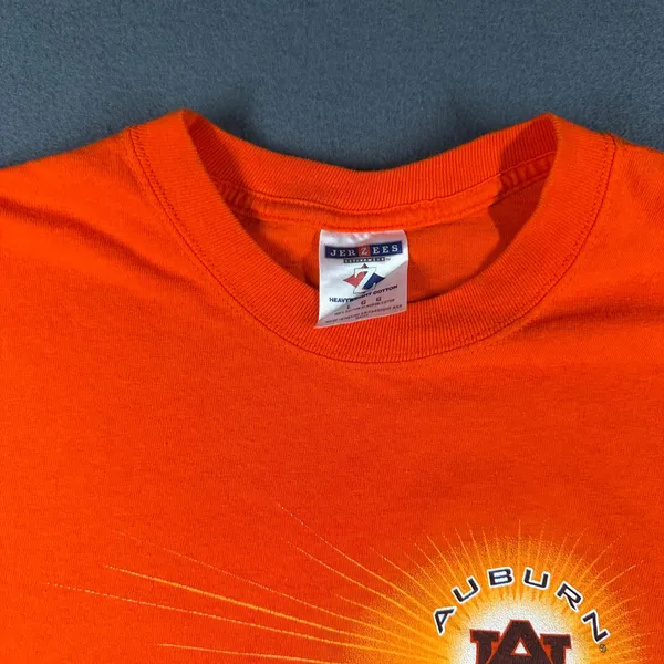 Auburn Tigers T-Shirt‎ Womens Large Jerzees NCAA Orange Football College Graphic - Image 3