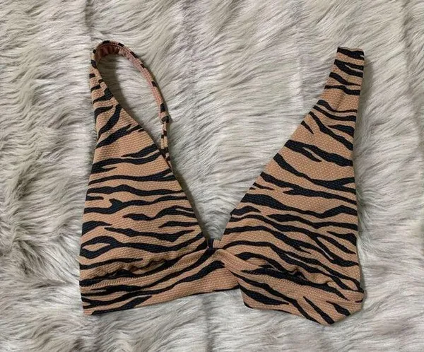 Aerie Pique Animal Print Bikini Small - Image 6