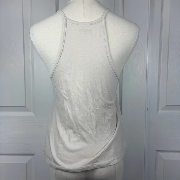 Old navy cream flowy tank top - Image 2