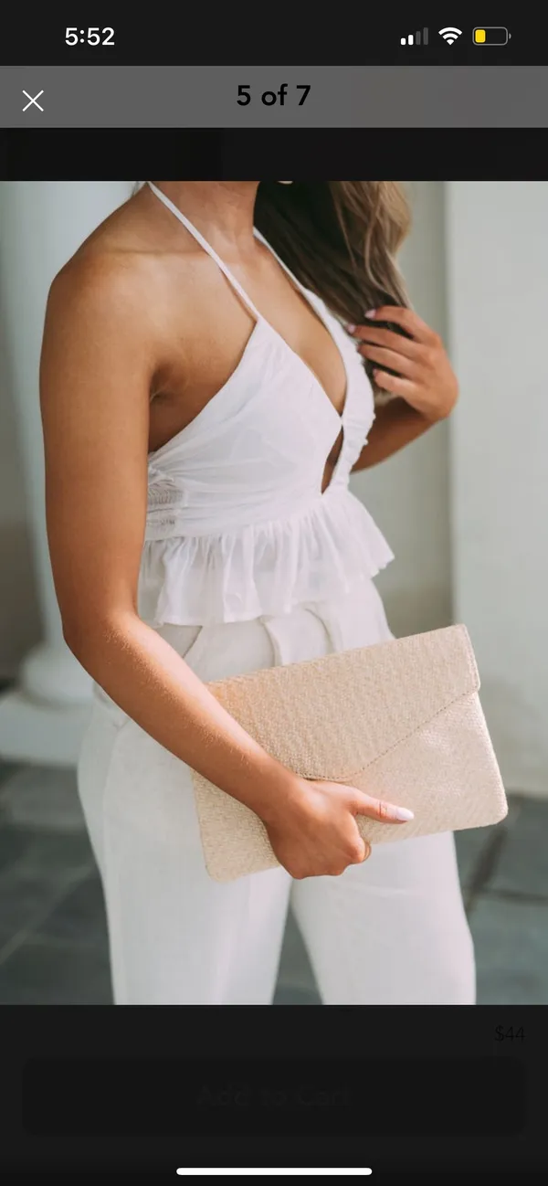 These Three Boutique Cabo Ruffled Crop Top - Image 3