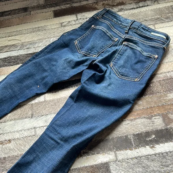 Pilcro Dark Wash Denim Flare Jeans‎ Size 25 - Image 7