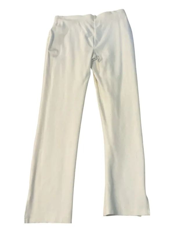 Rafaella Comfort Stretch Pull-On Pants, Ivory/Off-White - Size M - Image 2