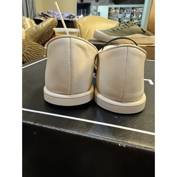 Coach Emilia Mary Jane Ballet Flat Shoes Women Size 8.5 Slip on Chalk Leather - Image 5