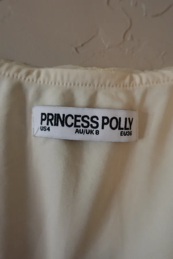 Princess Polly Mesmerize Me Top Lemon - Image 2