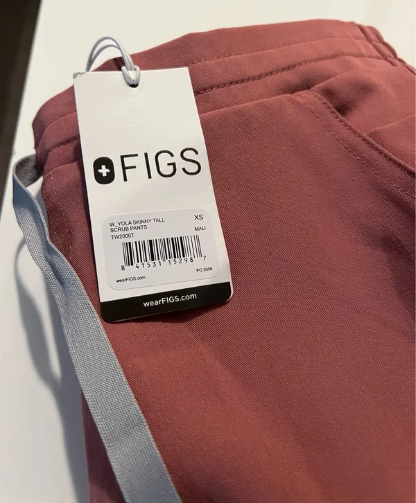 Figs High Waisted Yola Skinny Scrub Pants - Size XS - Image 2