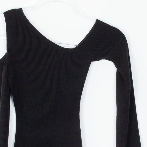 NBD Revolve Black Len Mini Dress‎ Ribbed Womens Size XS - Image 10
