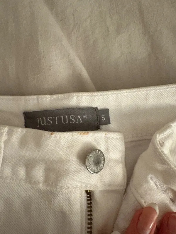 Just USA White Shorts - Image 2
