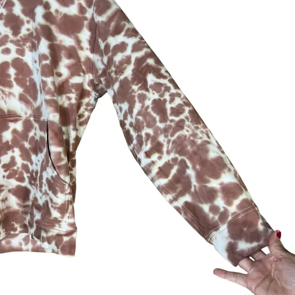 Lululemon All Yours Hoodie Tie‎ Dye Kangaroo Pocket Pullover Hooded Size 6 - Image 4