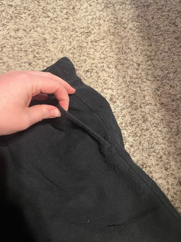 Black Women’s Terrycloth Boyfriend Shorts - Image 3