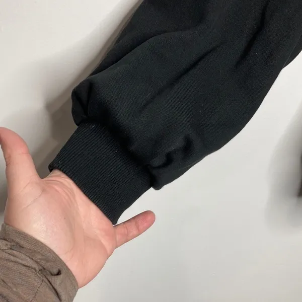 Banana Republic factory half‎ zip sweatshirt bubble sleeves size medium - Image 2