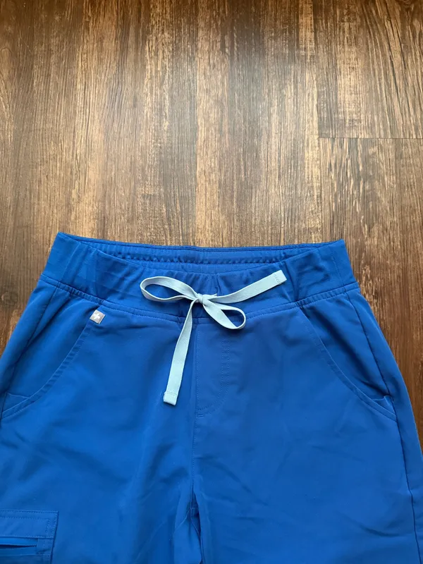 FIGS Women’s Royal Blue Zamora Jogger Scrub Pants Hospital Nursecore- Size S - Image 5
