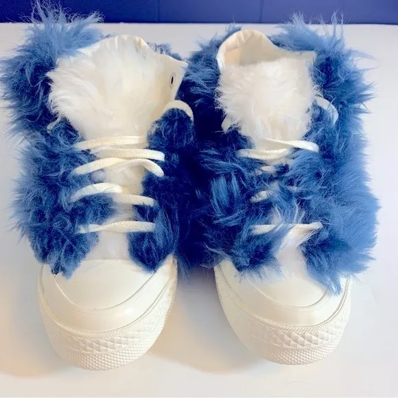 Converse x‎ Ambush Chuck 70 Fuzzy High Navy White - Image 5
